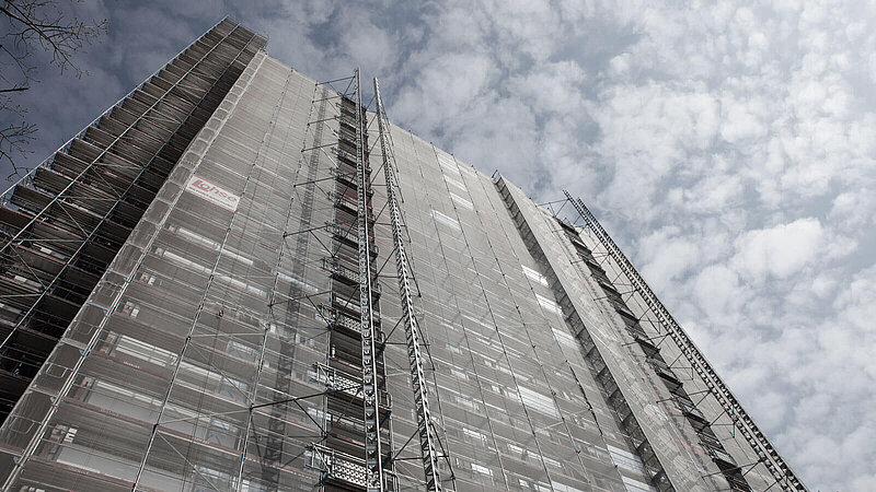 Projektbild Hochhaus bei Nürnberg